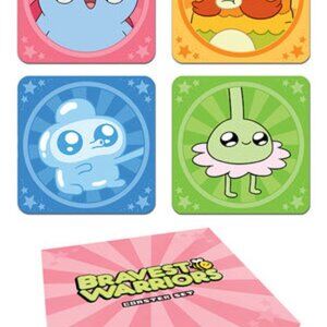 Dark Horse Comics Bravest Warriors Coaster Set of 4 Bold Colors 2019 New Box